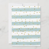 Ein kleiner Kürbisantrieb mit Jungendusche Einladung (Rückseite)