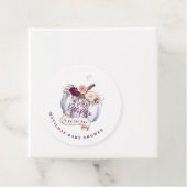 Ein kleiner Kürbisfall Baby Dusche Gastgeschenk Geschenkanhänger (Beispiel)