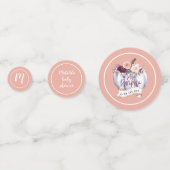 Ein kleiner Kürbisfall Babydusche Party Dekoration Konfetti (Rückseiten)