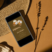 Ein kleiner Kürbiskuchen mit Blumenkohl Einladung