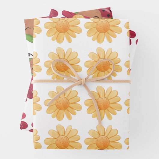 Ein kleiner Liebe-Bug Geschenkpapier Set (Beispiel)