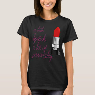 Ein kleiner Lipstick, ein T-Shirt für Persönlichke