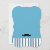 Ein kleiner Mann ist auf dem Weg Einladung (Rückseite)