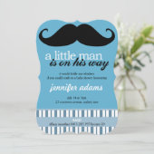 Ein kleiner Mann ist auf dem Weg Einladung (Stehend Vorderseite)