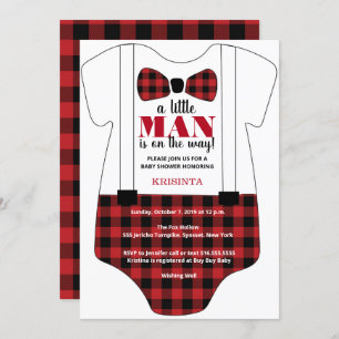 Ein kleiner Mann ist auf dem Weg zu den Einladunge Einladung