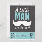 Ein kleiner Mann ist auf der Weise Einladung (Vorderseite)