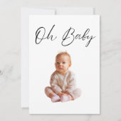 Ein kleiner Mann ist unterwegs Einladung (Rückseite)