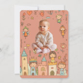 Ein kleiner Mann ist unterwegs Einladung (Rückseite)