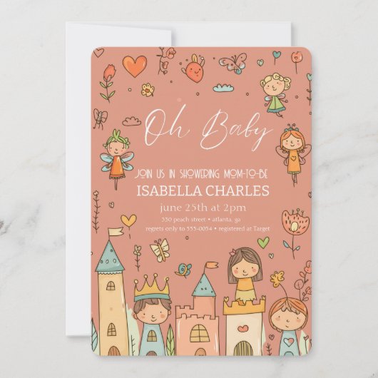 Ein kleiner Mann ist unterwegs Einladung (Vorderseite)