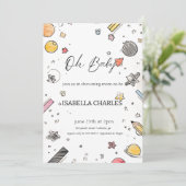 Ein kleiner Mann ist unterwegs Einladung (Stehend Vorderseite)