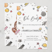 Ein kleiner Mann ist unterwegs Einladung (Vorne/Hinten)