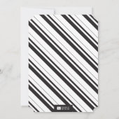 Ein kleiner Mann verbindet Babyduschdesign Einladung (Rückseite)