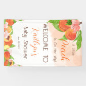 Ein kleiner Pfirsich ist auf dem Weg zur Mädchendu Banner (Horizontal)