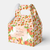 Ein kleiner Pfirsich ist auf dem Weg zur Mädchendu Geschenkschachtel (Vorderseite)