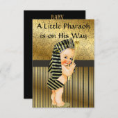 Ein kleiner Pharao ist auf dem Weg. Einladung (Vorne/Hinten)