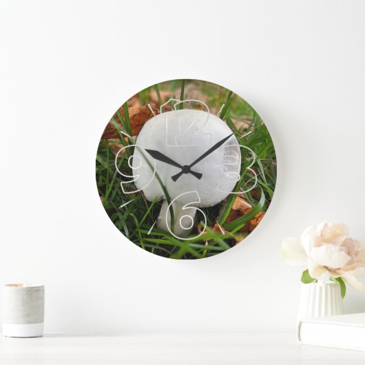 Ein kleiner Pilz Große Wanduhr (Zuhause)