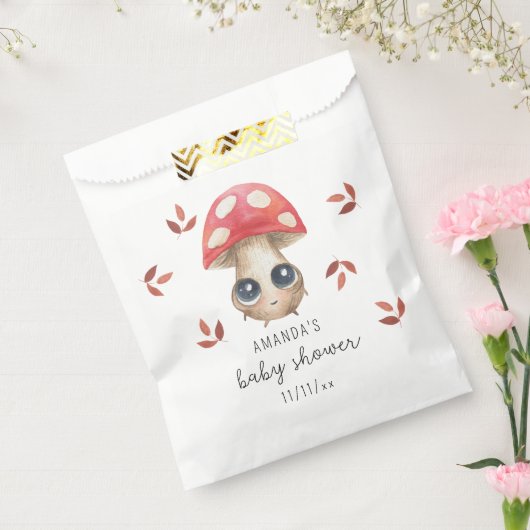 Ein kleiner Pilz ist unterwegs - Babydusche Geschenktütchen (Versiegelt)