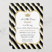 Ein kleiner Prinz ist auf dem Weg zu Einladung, Kr Einladung (Vorne/Hinten)