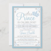 Ein kleiner Prinz ist unterwegs Einladung (Vorderseite)