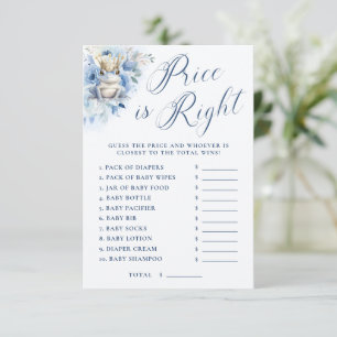 Ein kleiner Prinz Royal Blue Duschpreis ist richti Begleitkarte
