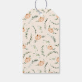 Ein kleiner Pumpkin Baby Duschkopf Danke Geschenkanhänger (Rückseite)