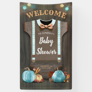 Ein kleiner Pumpkin Babydusche Baby Boy Banner