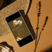 Ein kleiner Pumpkin | Fall | Bläschendusche Einladung