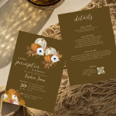 Ein kleiner Pumpkin | Fall | Bläschendusche Einladung