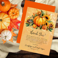 Ein kleiner Pumpkin | Sonnenblumen Herbstdusche