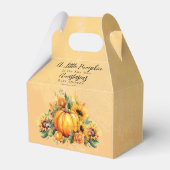 Ein kleiner Pumpkin | Sonnenblumen Herbstdusche Geschenkschachtel (Rückseite)