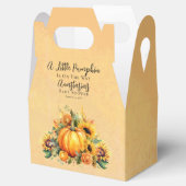 Ein kleiner Pumpkin | Sonnenblumen Herbstdusche Geschenkschachtel (Geöffnet)