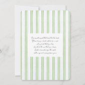 Ein kleiner Putter ist auf dem Weg Baby Dusche Einladung (Rückseite)