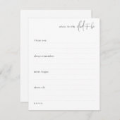 Ein kleiner Ratschlag für den Vater, der sein wird Mitteilungskarte (Vorne/Hinten)