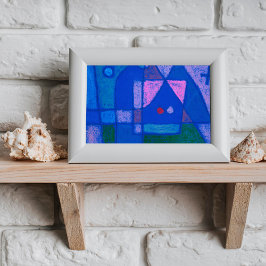 Ein kleiner Raum in Venedig von Paul Klee, Abstrak Fotodruck