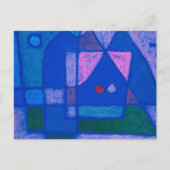 Ein kleiner Raum in Venedig von Paul Klee, Abstrak Postkarte (Vorderseite)