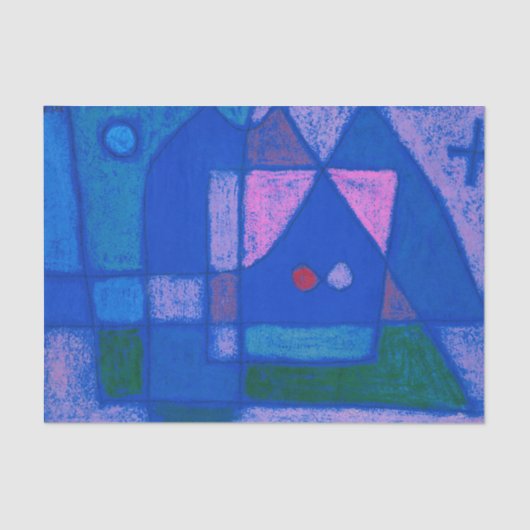Ein kleiner Raum in Venedig von Paul Klee, Abstrak Seidenpapier (Vorderseite)