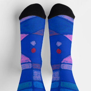 Ein kleiner Raum in Venedig von Paul Klee, Abstrak Socken