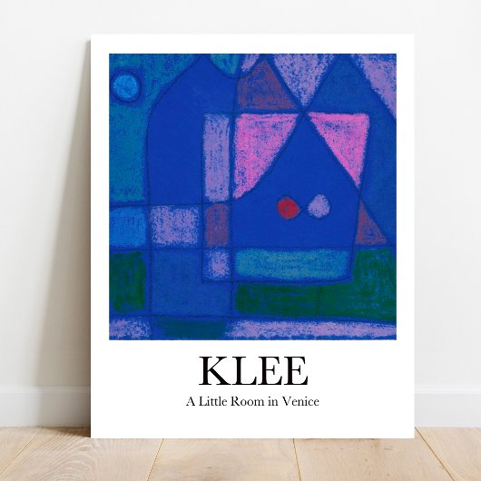 Ein kleiner Raum in Venedig von Paul Klee Poster