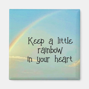 Ein kleiner Regenbogen Magnet