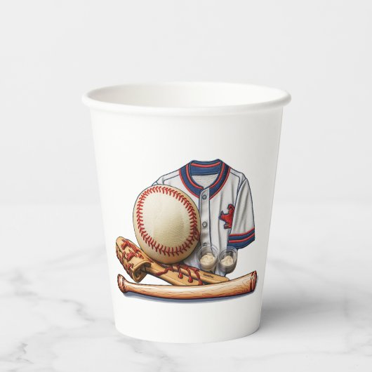 Ein kleiner Rookie auf dem Weg - Baseball Baby Dus Pappbecher (Rückseite)