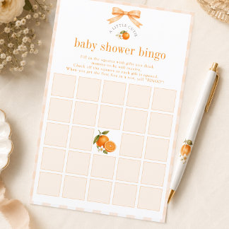 Ein kleiner Schatz auf dem Weg Baby Shower Bingo S