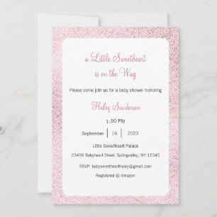 Ein kleiner Schatz ist auf dem Weg Einladung