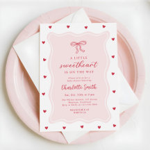 Ein kleiner Schatz zum Valentinstag Baby Shower