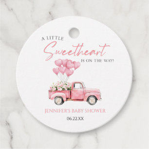 Ein kleiner Schatz zum Valentinstag Baby Shower Geschenkanhänger