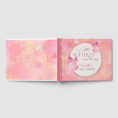 Ein kleiner Schmetterling ist auf dem Weg Baby Dus Gästebuch (Voll)