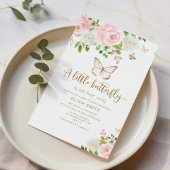 Ein kleiner Schmetterling ist auf dem Weg nach Gol Einladung