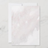 Ein kleiner Schmetterling ist auf dem Weg nach Pin Einladung (Rückseite)