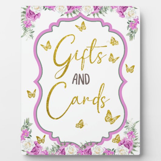 Ein kleiner Schmetterling ist auf dem Weg zum Tisc Fotoplatte (Vorderseite)