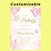 Ein kleiner Schmetterling ist auf dem Weg zur Gold Einladung