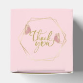 Ein kleiner Schmetterling | Pink Floral Girl Babyd Geschenkschachtel (Oben)
